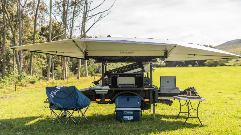 compact roof top tent trailer