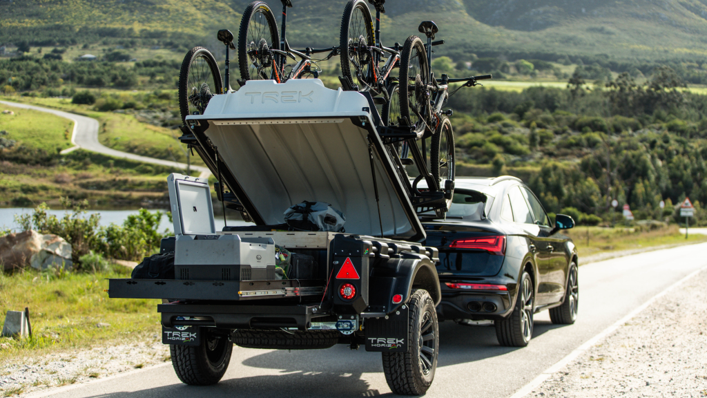 roof top tent trailer summer setup